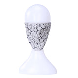 Outdoor Cycling Mask Anti-UV Adjustable Windproof Face Neck Cover  Gray flower_One size