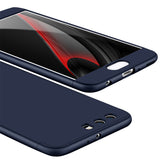 For HUAWEI P10 3 in 1 360 Degree Non-slip Shockproof Full Protective Case blue