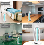 UVC Sterilizing Lamp Portable Disinfection Light with Ozone Lamp for Home 38W 220V/110V