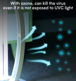 UVC Sterilizing Lamp Portable Disinfection Light with Ozone Lamp for Home 38W 220V/110V