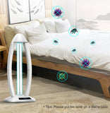 UVC Sterilizing Lamp Portable Disinfection Light with Ozone Lamp for Home 38W 220V/110V