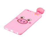 For VIVO Y71 3D Cute Coloured Painted Animal TPU Anti-scratch Non-slip Protective Cover Back Case Big white bear