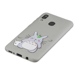 For Samsung A30 A20 TPU Full Cover Cartoon Pattern Solid Color Protective Phone Case with Adjustable Bracket 5