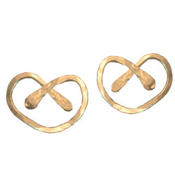 Post pretzel - Gold
