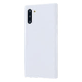For Samsung Note 10/10 Pro Cellphone Cover TPU Phone Case Simple Profile Classic Design Shock-proof Shell Milk white