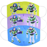Cotton Mouth Muffle Haze Prevention Mask Breathable Cartoon Printing Kids Dust Respirator  Blue