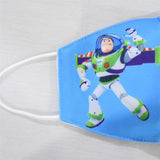 Cotton Mouth Muffle Haze Prevention Mask Breathable Cartoon Printing Kids Dust Respirator  Blue