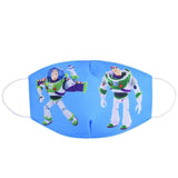 Cotton Mouth Muffle Haze Prevention Mask Breathable Cartoon Printing Kids Dust Respirator  Blue