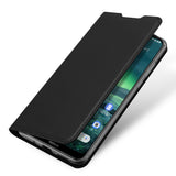 For Nokia 2.3 Magnetic Phone Case Wallet Design Card Slots Stand Function All-round Protective Cellphone Shell Shockproof Leather Cover black