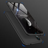 for Redmi NOTE 7 Ultra Slim PC Back Cover Non-slip Shockproof 360 Degree Full Protective Case gold_Redmi NOTE 7