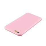 For iPhone 5/5S/SE/6/6S/6 Plus/6S Plus/7/8/7 Plus/8 Plus Cellphone Cover Soft TPU Bumper Protector Phone Shell Rose pink