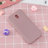 For Redmi 8 8A note 8T TPU Back Cover Soft Candy Color Frosted Surface Shockproof TPU Mobile Phone Protective Case 11