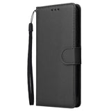 For Redmi note 7/Redmi note 7pro Flip-type Leather Protective Phone Case with 3 Card Position Buckle Design Phone Cover  black