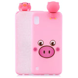 For Samsung A01 Soft TPU Case Back Cover 3D Cartoon Painting Mobile Phone Shell Love Unicorn