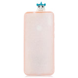 For Samsung A11 TPU Back Cover 3D Cartoon Painting Soft Mobile Phone Case Shell Music horse