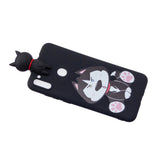 For Samsung A11 TPU Back Cover 3D Cartoon Painting Soft Mobile Phone Case Shell Dumb husky