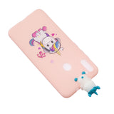 For Samsung A11 TPU Back Cover 3D Cartoon Painting Soft Mobile Phone Case Shell Music horse