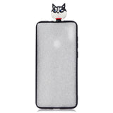 For Samsung A11 TPU Back Cover 3D Cartoon Painting Soft Mobile Phone Case Shell Dumb husky