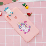 For Samsung A11 TPU Back Cover 3D Cartoon Painting Soft Mobile Phone Case Shell Music horse