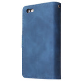 For iPhone 6 / 6S iPhone 6 plus / 6S plus iPhone 7 / 8 iPhone 7 plus / 8 plus Smart Phone Cover Coin Pocket with Cards Bracket Zipper Phone PU Leather Case Phone Cover  iPhone 6 plus / 6S plus