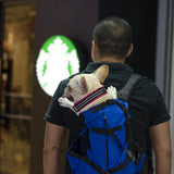 Dog Bag Carrier Pet Dog Backpack for Large Medium Small Dogs Breathable Travel Dog Bag for Riding Hiking black_L