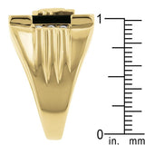 Onyx Masonic Mens Ring