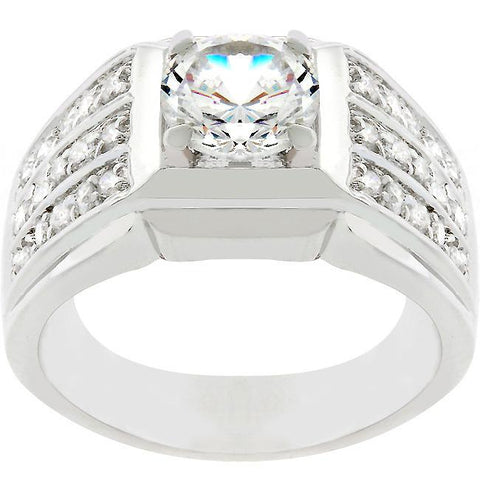 Rock Solid Cubic Zirconia Ring