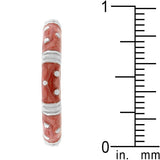 Marble Pink Enamel Stacker Ring