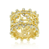 Golden Filigree Eternity Band