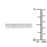 Teresa 0.5ct Clear CZ Stainless Steel Eternity Band