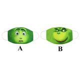 Kids Cartoon Cotton Protective Mask Haze Prevention Breathale Dustproof Mask  B