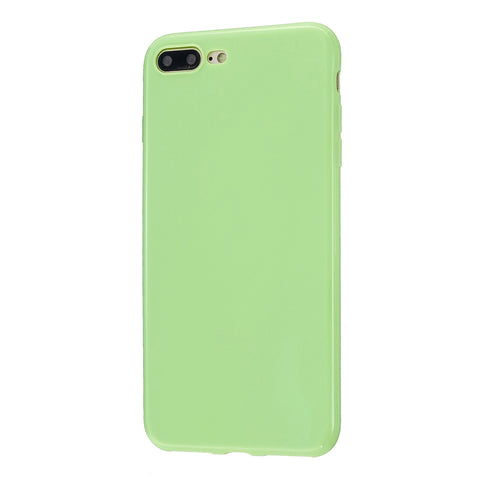 For iPhone 5/5S/SE/6/6S/6 Plus/6S Plus/7/8/7 Plus/8 Plus Cellphone Cover Soft TPU Bumper Protector Phone Shell Fluorescent green