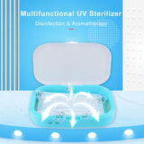 Mini Sterilizer Disinfection Manicure UV LED Disinfector Box blue