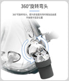 Universal CPAP Face Mask Silicone Respirator Ventilator Mask with Headgear S (small)