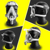Universal CPAP Face Mask Silicone Respirator Ventilator Mask with Headgear L (large)