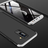 For Samsung J8 2018 360 Degree Protective Case Ultra Thin Hard Back Cover black