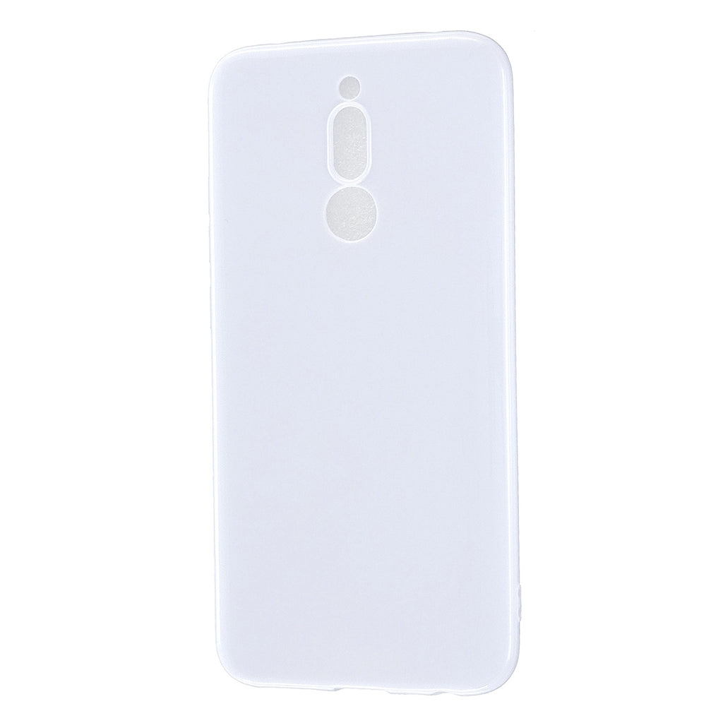 For Redmi 8 / Redmi 8A Cellphone Cover Glossy TPU Phone Case Defender Full Body Protection Smartphone Shell Milk white