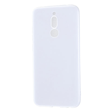 For Redmi 8 / Redmi 8A Cellphone Cover Glossy TPU Phone Case Defender Full Body Protection Smartphone Shell Milk white