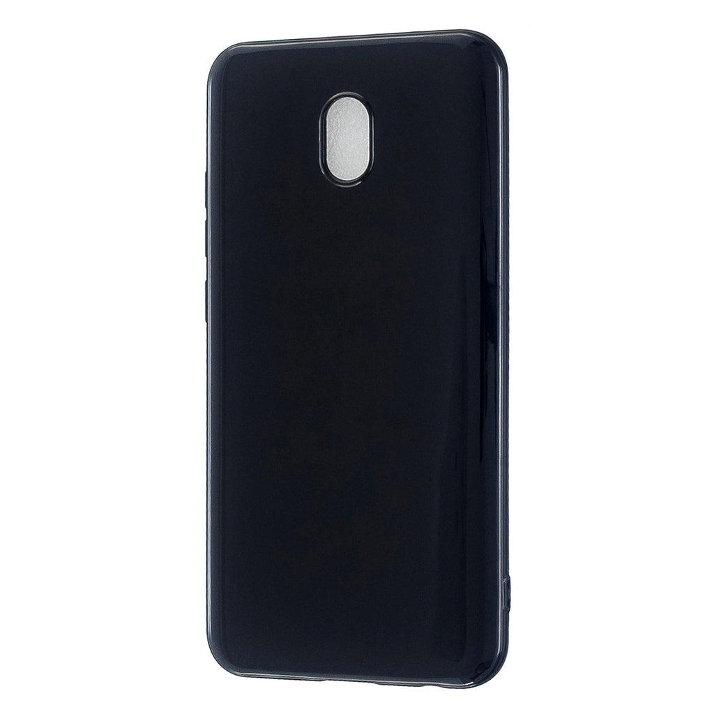 For Redmi 8 / Redmi 8A Cellphone Cover Glossy TPU Phone Case Defender Full Body Protection Smartphone Shell Bright black