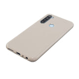 For Redmi Note 8/8 Pro Cellphone Cover 2.0mm Thickened TPU Case Camera Protector Anti-Scratch Soft Phone Shell Khaki