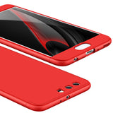 For HUAWEI P10 Plus Ultra Slim Back Cover Non-slip Shockproof 360 Degree Full Protective Case red