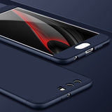 For HUAWEI P10 Plus Ultra Slim Back Cover Non-slip Shockproof 360 Degree Full Protective Case Gold