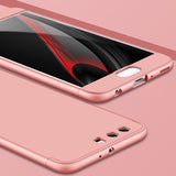 For HUAWEI P10 Plus Ultra Slim Back Cover Non-slip Shockproof 360 Degree Full Protective Case red
