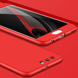 For HUAWEI P10 Plus Ultra Slim Back Cover Non-slip Shockproof 360 Degree Full Protective Case Gold