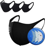 Men Women Washable Breathable Mask Reusable Windproof Dustproof Slim Face Sponge Mask Pink