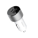 ROCK QC3.0 Quick Charger 30W PD Power Car Charger USB C Type-c Mobile Phone Charger for iPhone SAMSUNG HUAWEI black