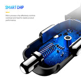ROCK QC3.0 Quick Charger 30W PD Power Car Charger USB C Type-c Mobile Phone Charger for iPhone SAMSUNG HUAWEI black