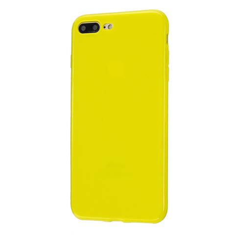 For iPhone 5/5S/SE/6/6S/6 Plus/6S Plus/7/8/7 Plus/8 Plus Cellphone Cover Soft TPU Bumper Protector Phone Shell Lemon yellow