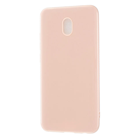 For Redmi 8 / Redmi 8A Cellphone Cover Glossy TPU Phone Case Defender Full Body Protection Smartphone Shell Sakura pink