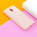 For Redmi 8 / Redmi 8A Cellphone Cover Glossy TPU Phone Case Defender Full Body Protection Smartphone Shell Sakura pink